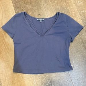 Lavender Crop Top